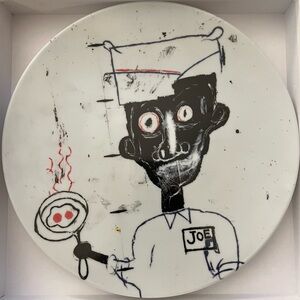 Jean Michele Basquiat Limoges Porcelain Collectible Plate